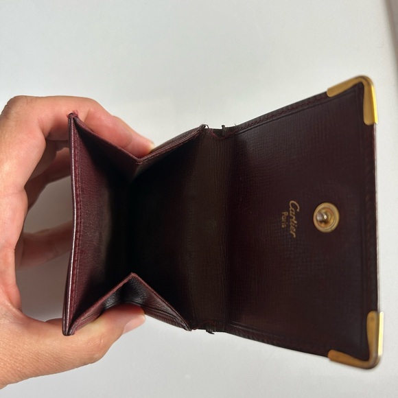 EUC Authentic Leather Cartier Coin Pouch - Picture 3 of 4